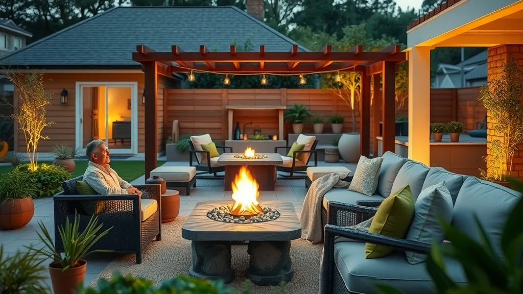 Luxurious outdoor living area custom home trends homeowners love wellness fire pit St Louis
