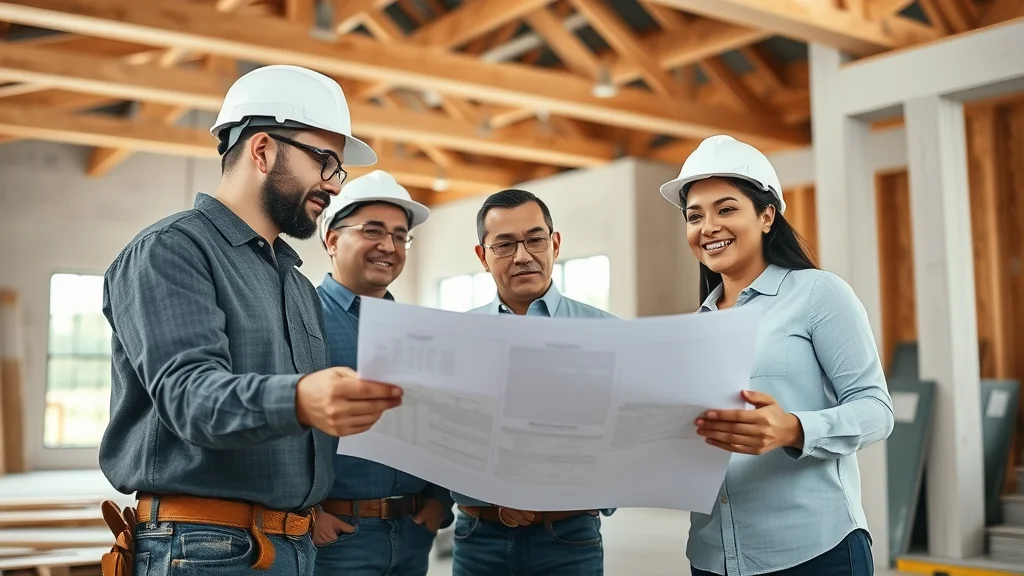 Professional homebuilder team BenchMark Homes custom build reviewing plans St Louis